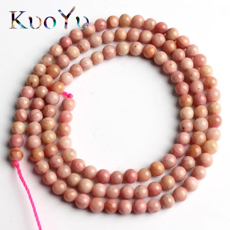 Rhodochrosite Натуральный Камень лабрадорит Агаты тигровый глаз кварцевые бусины Круглые свободные бусины для самостоятельного изготовления ювелирных изделий браслет 15 ''нить 2 мм 3 мм - Цвет: Rhodochrosite