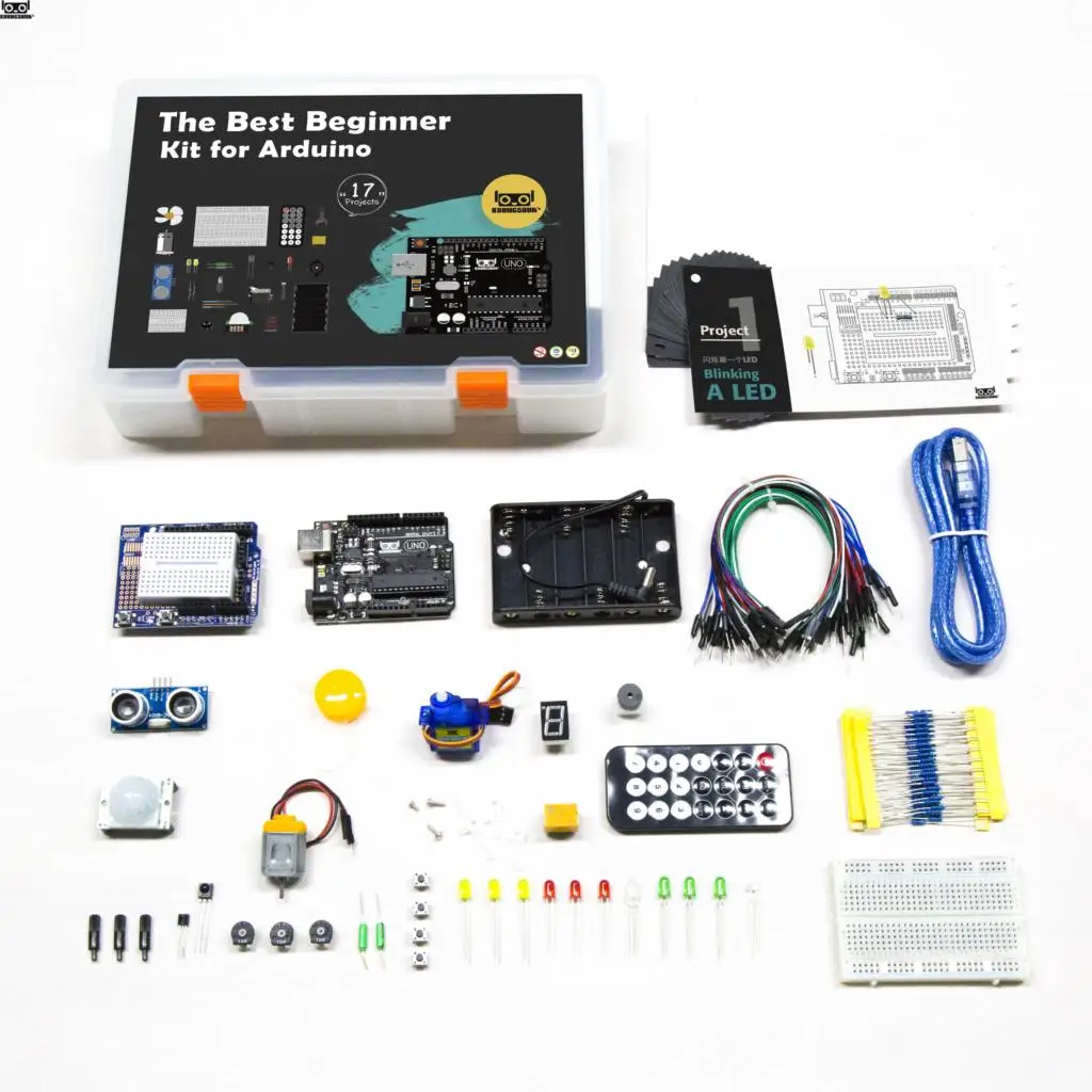 

Стартовый набор KUONGSHUN UNO R3 для Arduino UNO R3, с подарочной коробкой и руководством пользователя