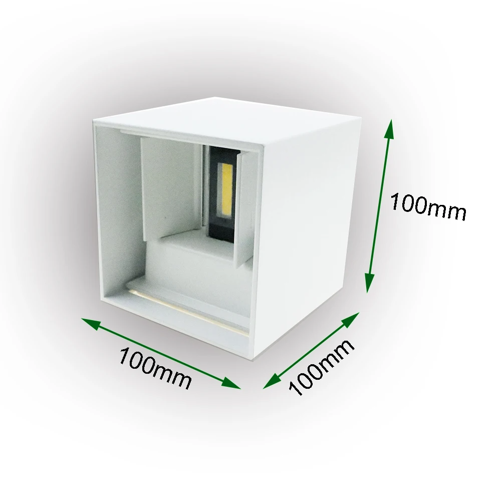 Koop Blaker Wandlamp Verlichting Moderne Korte Kubus + Verstelbare Plaat 110 V 220 V 7 W LED COB Chip Waterdicht Aluminium Tuin Hotel Hal JL
