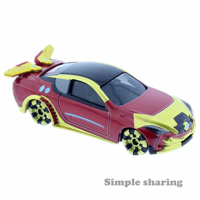 Takara Tomy Tomica Marvel TUNE Evo 4 0 Железный человек Elixion Zeeta Motors автомобиль литые детские