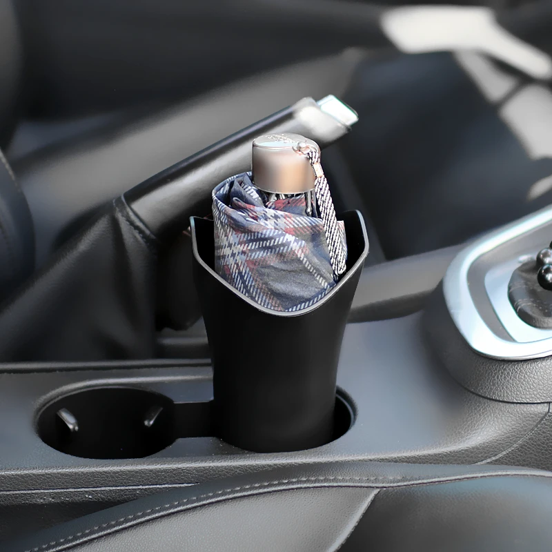 Автомобильный-Стайлинг складной зонт Органайзер держатель ABS многофункциональный авто дверь боковое сиденье задняя висячая коробка для хранения автомобиля мусорное ведро