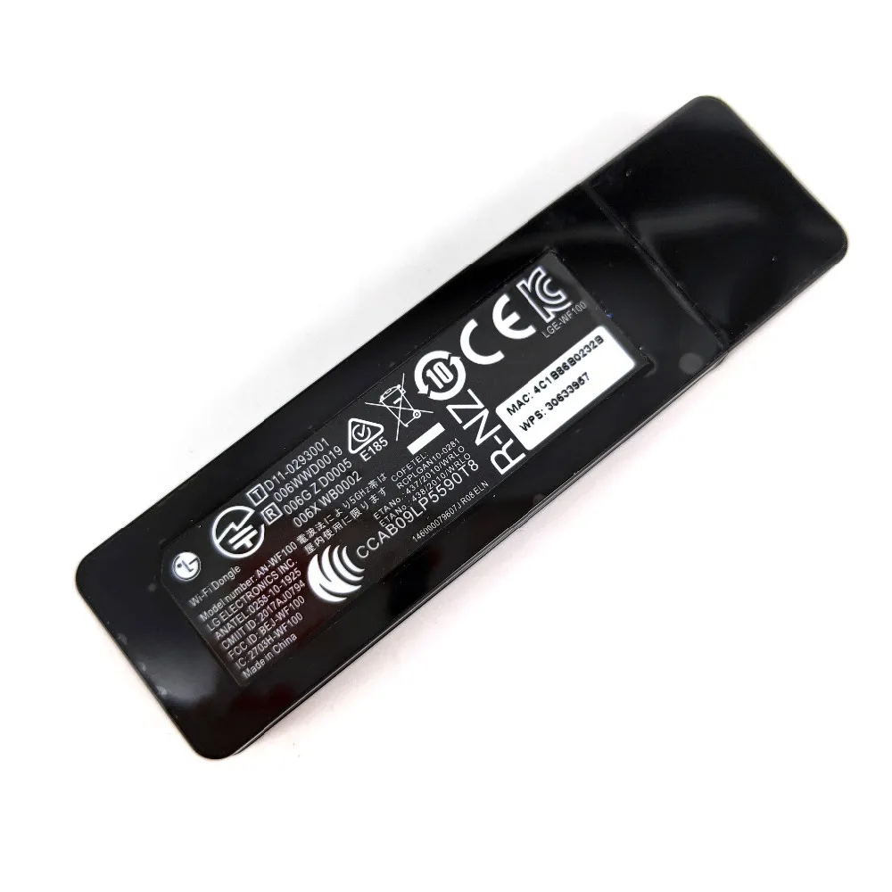 Новый для LG ELECTRONICS AN-WF100 / Wi-Fi USB адаптер IEEE 802.11a/b/g/n позволяет беспроводной