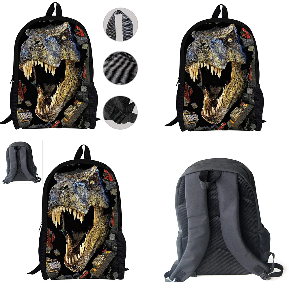 Fashion Preschool 3D Animal Backpacks Dinosaur Bags For Kids Boys Tyrannosaurus Bag Kindergarden Teenagers Gifts | Багаж и сумки