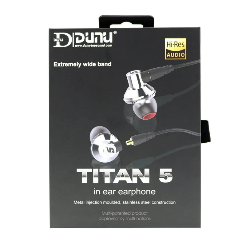Наушники вкладыши DUNU TITAN 5 TITAN5 титановая диафрагма динамические Hi Fi наушники