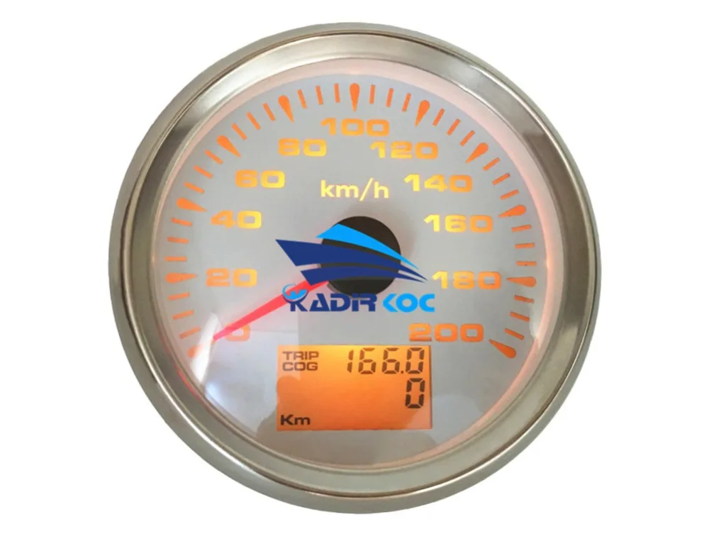 1 шт. стиль 85 мм спидометры gps 0-200 км/ч Водонепроницаемый gps скорость одометр измерители поездки 9-33 В постоянного тока для автомобиля Грузовик Мотоцикл