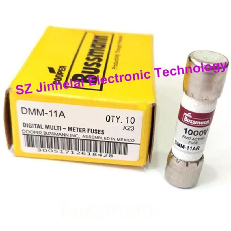 

100% новый и оригинальный DMM-11A (DMM-11AR) предохранитель 11A 1000V 10*38mm