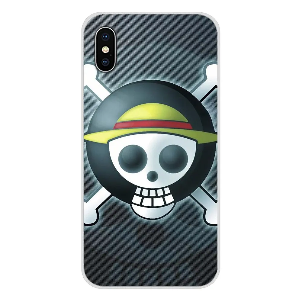 For Samsung Galaxy J1 J2 J3 J4 J5 J6 J7 J8 Plus 2018 Prime 2015 2016 2017 Mobile Phone Cases cool One Piece Straw Hat skull flag | Мобильные