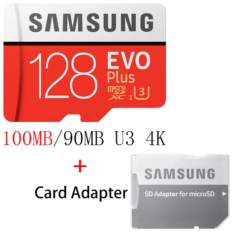 MB-MC128G-KT5 Карта памяти microSD SAMSUNG EVO слот для карт памяти 64 128 Гб Micro SD 128 Гб оперативной памяти, 32 Гб встроенной памяти, 64 ГБ 256 ГБ 512 Гб Micro SD карты памяти SD/TF флеш-карта Micro SD карт для телефона - Емкость: MB-MC128G-KT5