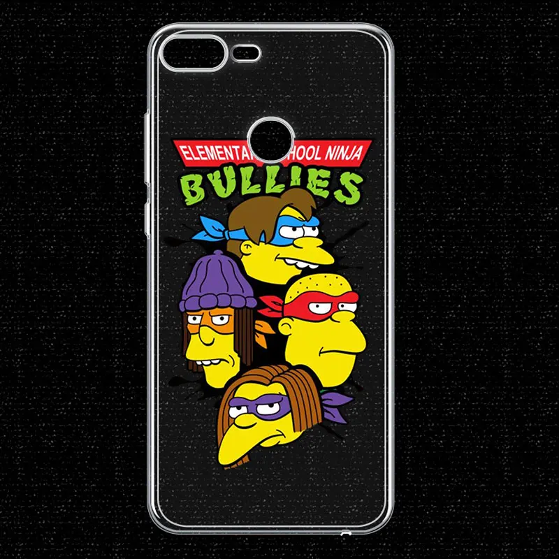 Горячий Los Simpsons Мягкий силиконовый чехол для телефона huawei Honor 20 20i 10 9 8 Lite 8X 8C 8A 8S 7S 7A Pro View 20 Модный чехол