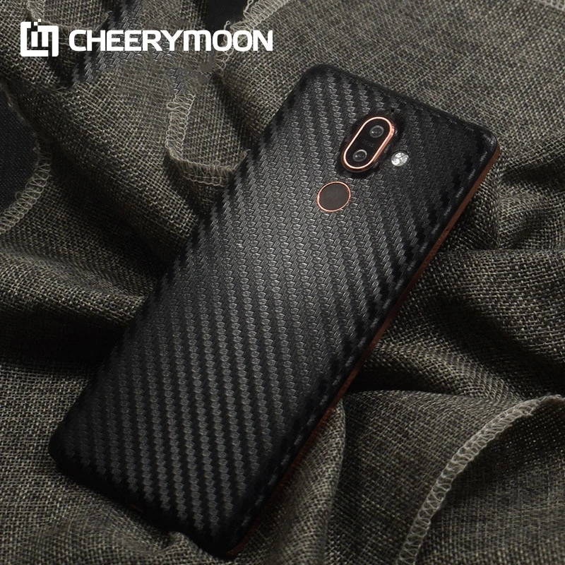 8 цветов задняя пленка из углеродного волокна для Nokia 7 Plus декоративная Защитная