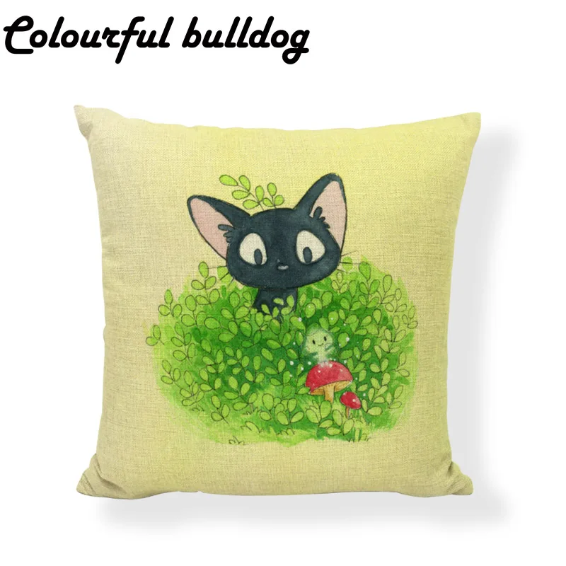 Наволочка для книги чтения кошек наволочка с изображением леса зеленые