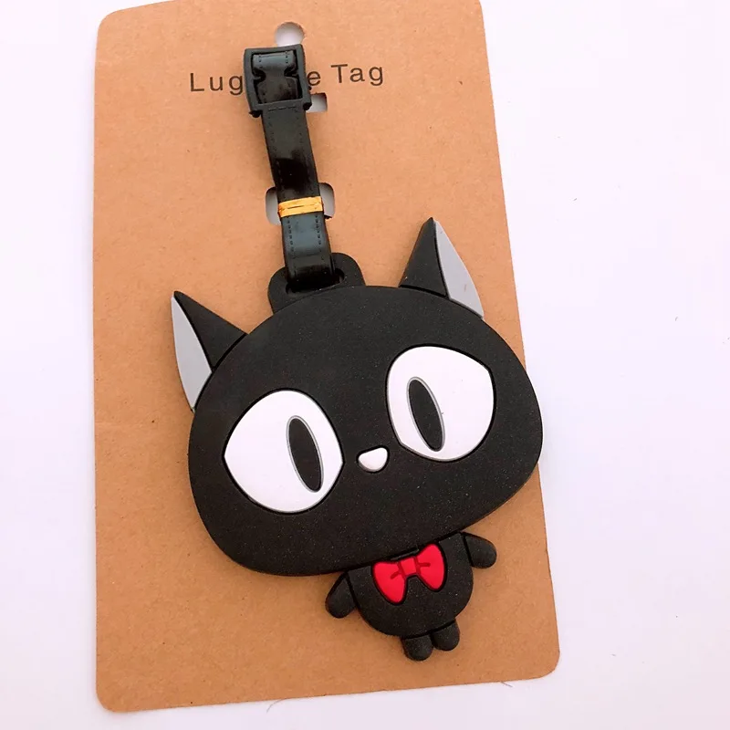 IVYYE 1 шт. Totoro Noface человек Аниме багажная бирка Аксессуары Чемодан ID портативный держатель тегов багажные этикетки для путешествий Новинка