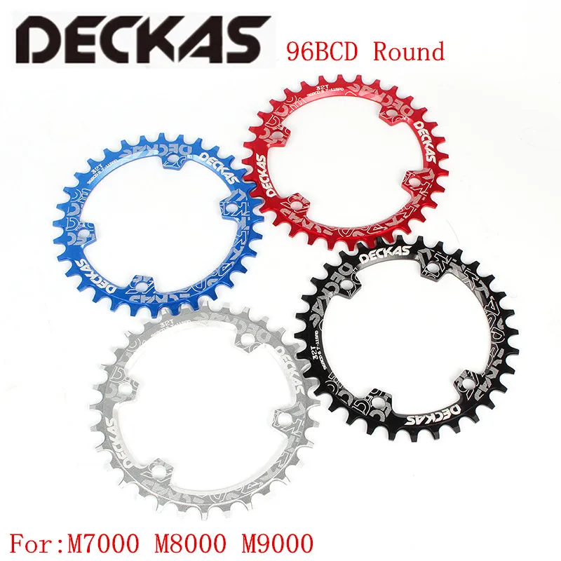 Deckas Круглый горный велосипед велосипедная Звездочка BCD 96 мм 32/34/36/38T 96bcd 7 11
