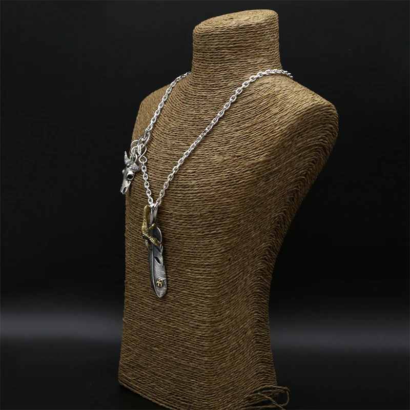 Женский и мужской комплект украшений в африканском стиле ожерелье с подвеской из