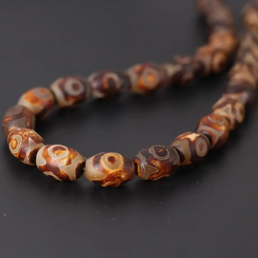 Бусины для бижутерии различные размеры 3 нити/партия коричневые мистические