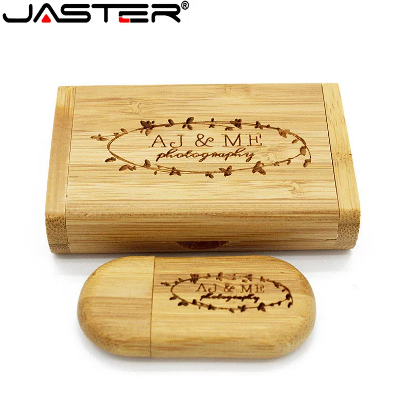 JASTER ( 1 шт. бесплатный логотип выше) Деревянный usb + коробка флэш накопитель 4 ГБ 16 32