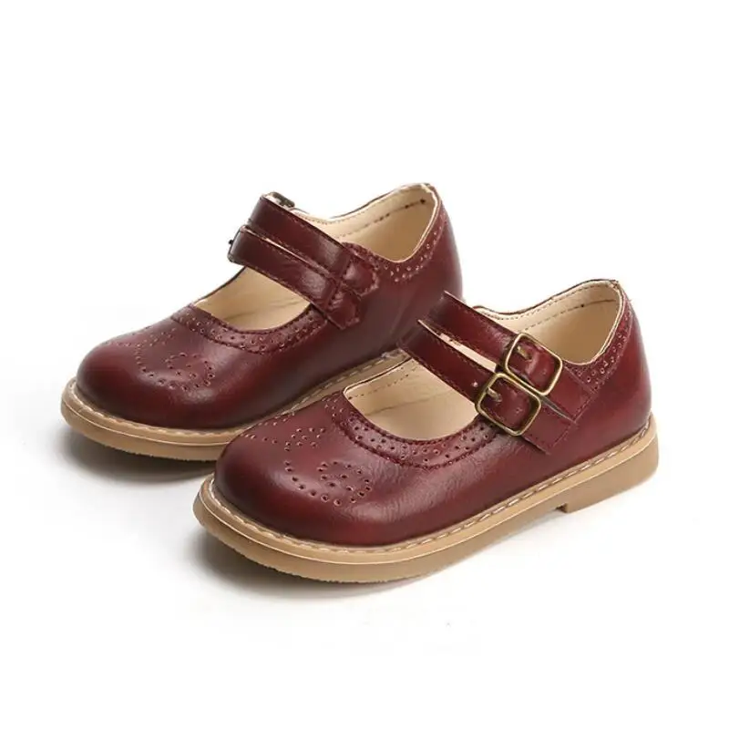 Новинка Летние Стильные Детские сандалии SKHEK для девочек открытые мягкие кожаные