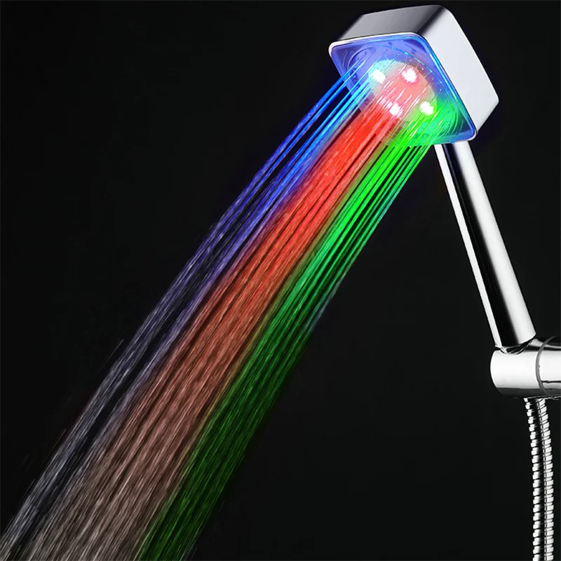 Новинка 2017 года LED Насадки для душа спринклерной Красочные градиент свет