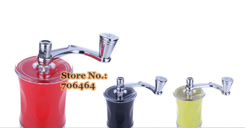 1 шт. портативная моющаяся керамическая измельчитель ядер ручная кофемолка с