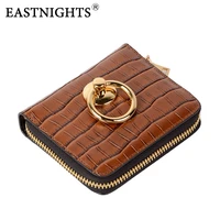 eastnights new women wallets split leather women purse with coin pocket card holder wallet chain bag tw2646
