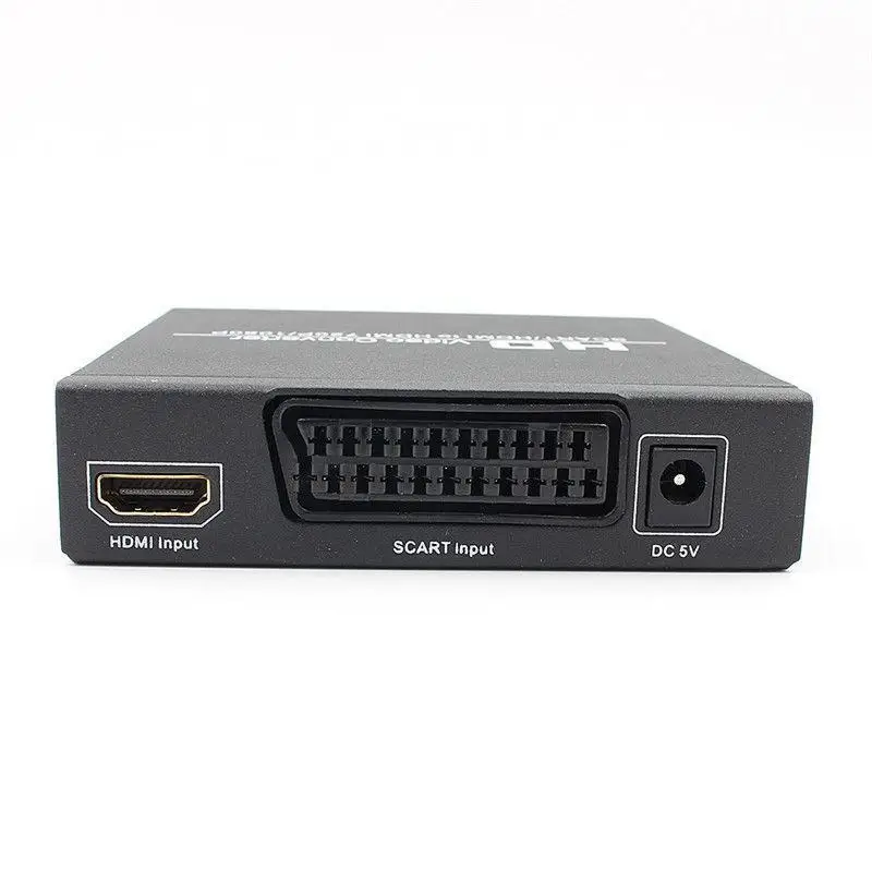 1080P SCART К HDMI аудио видео конвертер HDTV для XBox Upscaler AV PAL NTSC адаптер сигнала HD приемник