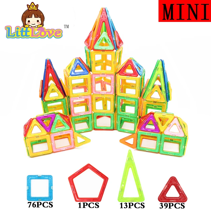 129 шт./лот Магнитный дизайнерский замок Обучающие магнитные игрушки 3D сделай сам