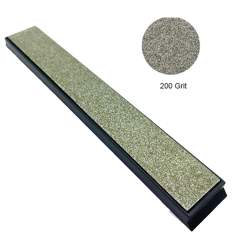 200 Grit Точилка для ножей Кухня нож Apex край точилка Замена Алмазный точильный камень точильного камня, Заточка система 80-2000 Даймонд камень 5.9" - Цвет: 200 Grit