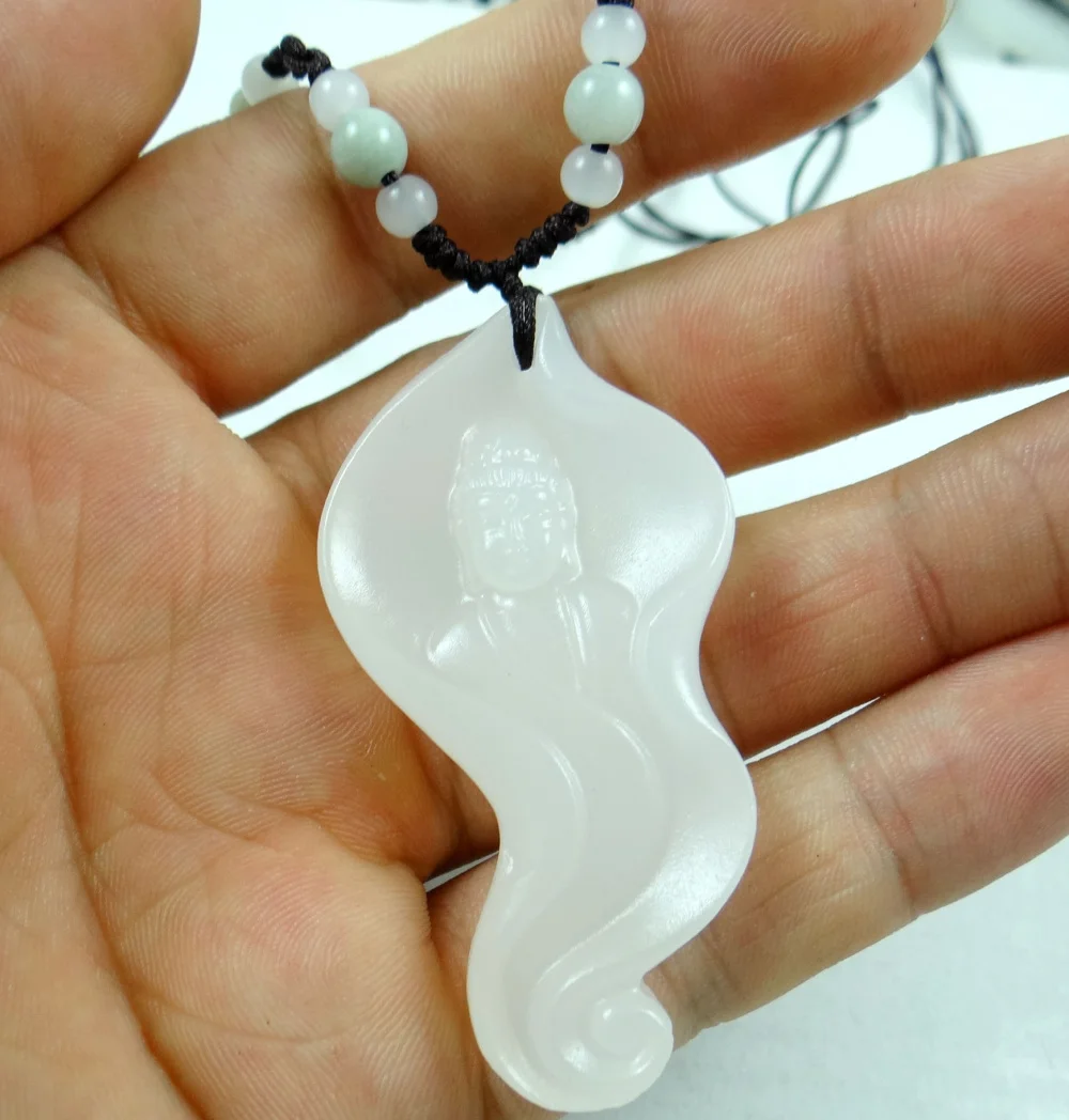 Натуральный камень кварцевый кристалл китайская ручная резная статуя Гуаньинь