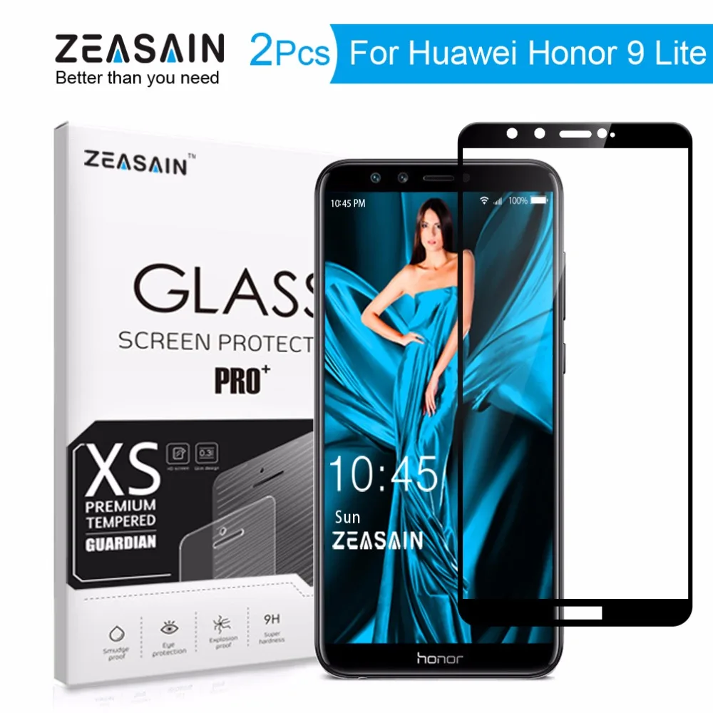 2 шт./упаковка закаленное стекло для Huawei Honor 9 Lite Honor9 9H|tempered glass screen protector|glass protectorscreen
