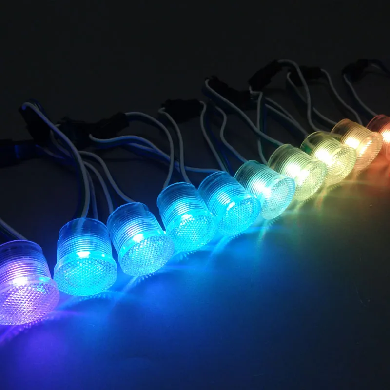 Интеллектуальный светодиодный модуль адресуемый диаметром 20 мм постоянный ток 5