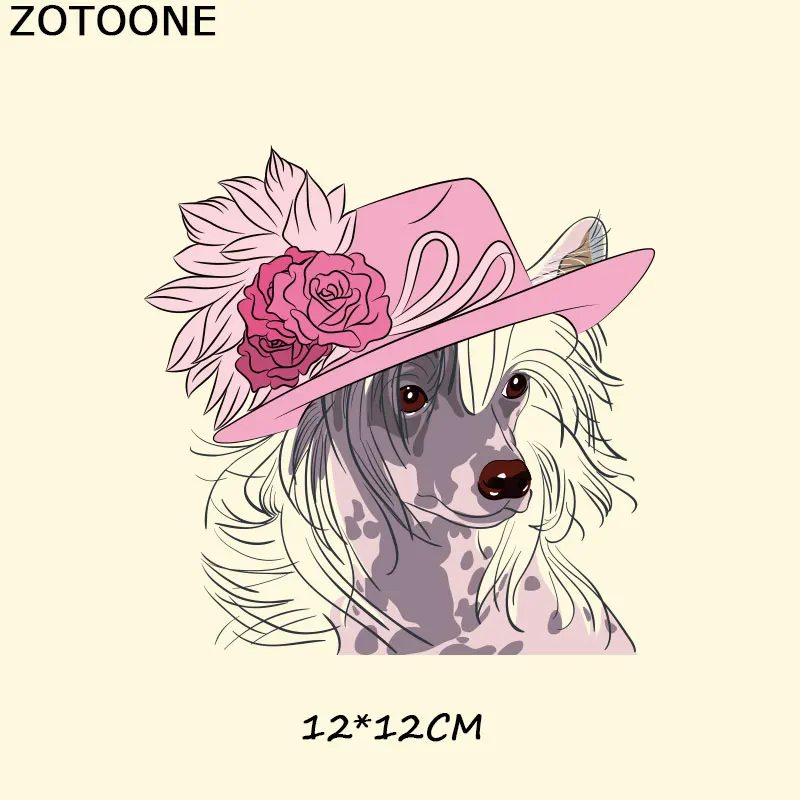 ZOTOONE Новый нашивки в форме собак гладить области принтов передачи уровень