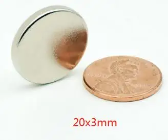D20x3m сильные Круглые неодимовые редкоземельные магниты для организации