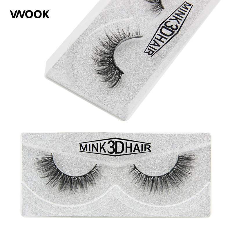 Vnook Make Up накладные 3D норковые ресницы Поддельные удлинители для Professional