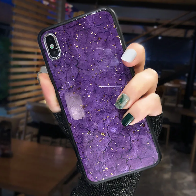 Чехол с блестками из золотой фольги для Samsung Galaxy Note 8 9 S10 Lite чехол S9 S8 Plus S7 Edge |