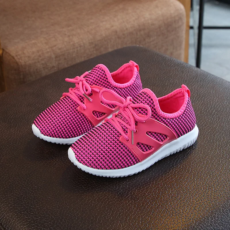 comfy kids new fashion casual shoes of the girls The spring and autumn period EVA sole net cloth boys sneaker baby | Детская одежда и