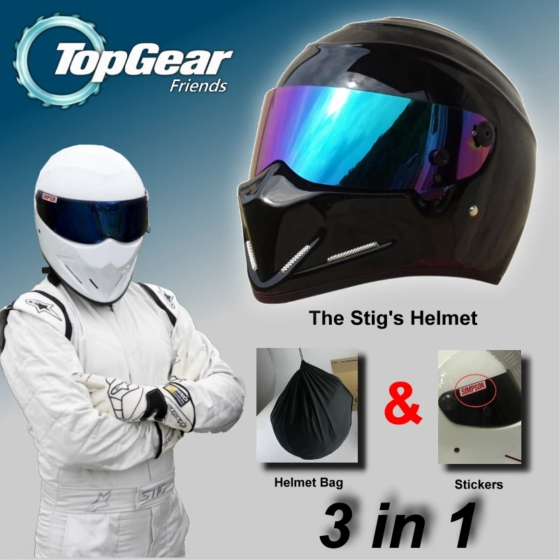 Топ Шестерни шлем Стига Casco De &amp сумка + наклейка &quotSIMPSON&quot для подарков/яркий