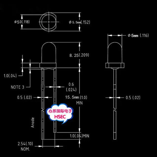 Светодиодная лента 1000 шт. 5 мм теплый белый светодиод круглые светодиодные лампы