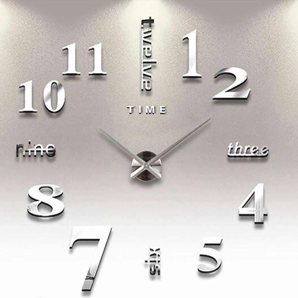 Новинка 2017 года Европа простой идеи огромный настенные часы современные