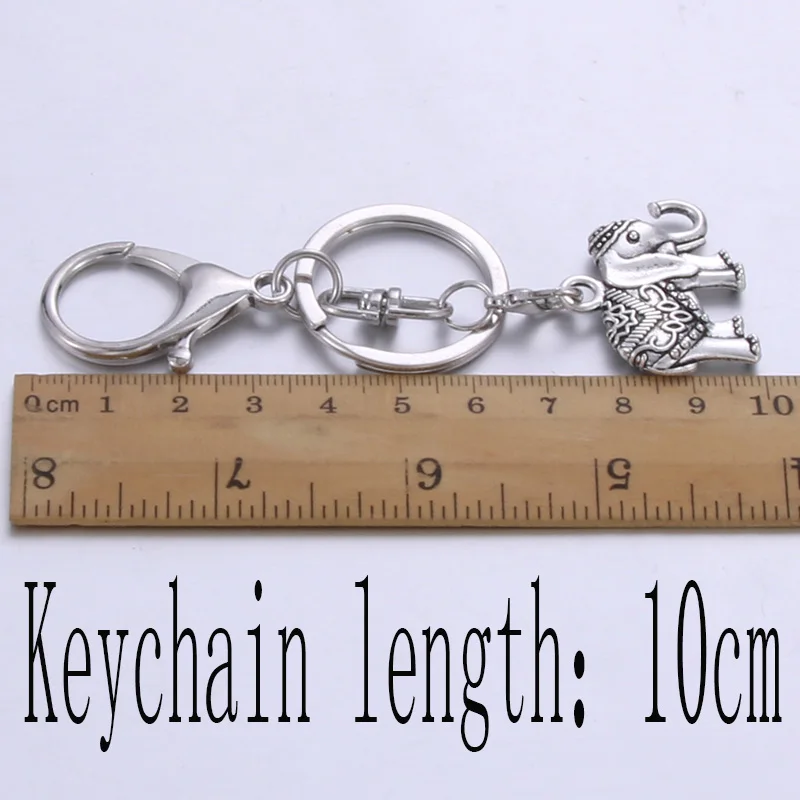 

elephant shape keychain handmade stainless steel gift private custom for lovers friends a variety of styles