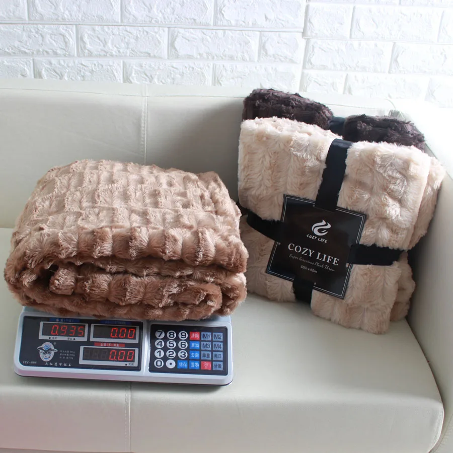 Одеяло из искусственного меха 127x152 см 50x60 дюймов|gift blankets|plush blanketfur blanket |