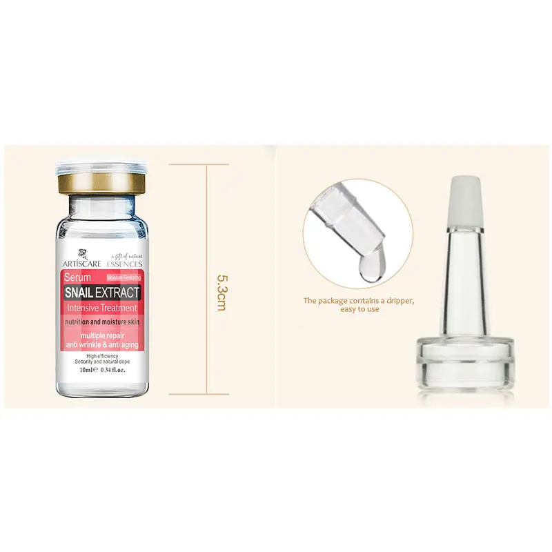 

Buy 3 Get 1 Gift ARTISCARE Snail Serum Anti Wrinkle Anti-Aging Skin Care Whitening and Moisturizing Acne Treatment Repair Cream