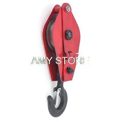 Красный Поворотный однорычажный металлический шкив 0 5 т|pulley sheave|pulley ropepulley blocks rope |