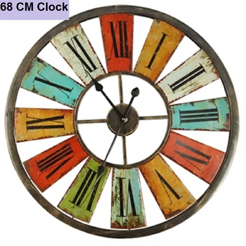 Большие настенные часы Saat Duvar Saati винтажные римские цифры Horloge Murale Relogio de parede Orologio da