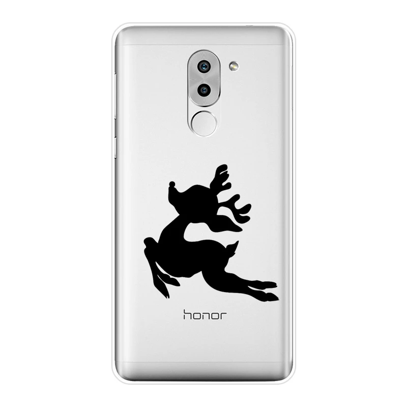 Задняя крышка из ТПУ для Huawei Honor 6 5A 4X 5X 6X мягкий силиконовый чехол телефона с