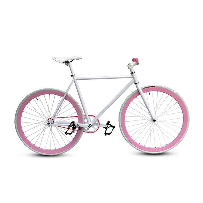 Fixie велосипедная неподвижная передача велосипед 700C спортивный велосипед 30 мм обод 52 см 48 см рама шоссейный велосипед с передним V тормозом