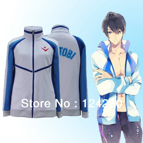 Повседневный бесплатно! Костюм для косплея плавательного клуба Iwatobi спортивная