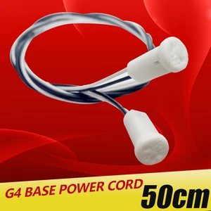 10 шт. Бесплатная доставка, высокое качество 50 см хрустальный держатель лампы, патрон лампы, G4 ledG4патрон лампы, 12 В 220 В, аксессуары для освещения