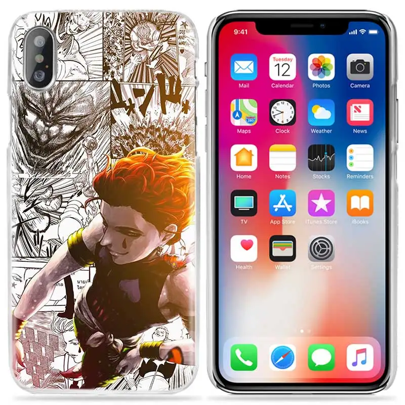 06 Чехол Hunter x Hunter Для iPhone XS Max XR X 10 11 7S 8 6 6S Plus 5S SE 5 4S 4 5C 6+ 6S+ 7+ 8+ жесткий чехол для телефона с рисунком аниме coque - Цвет: 06