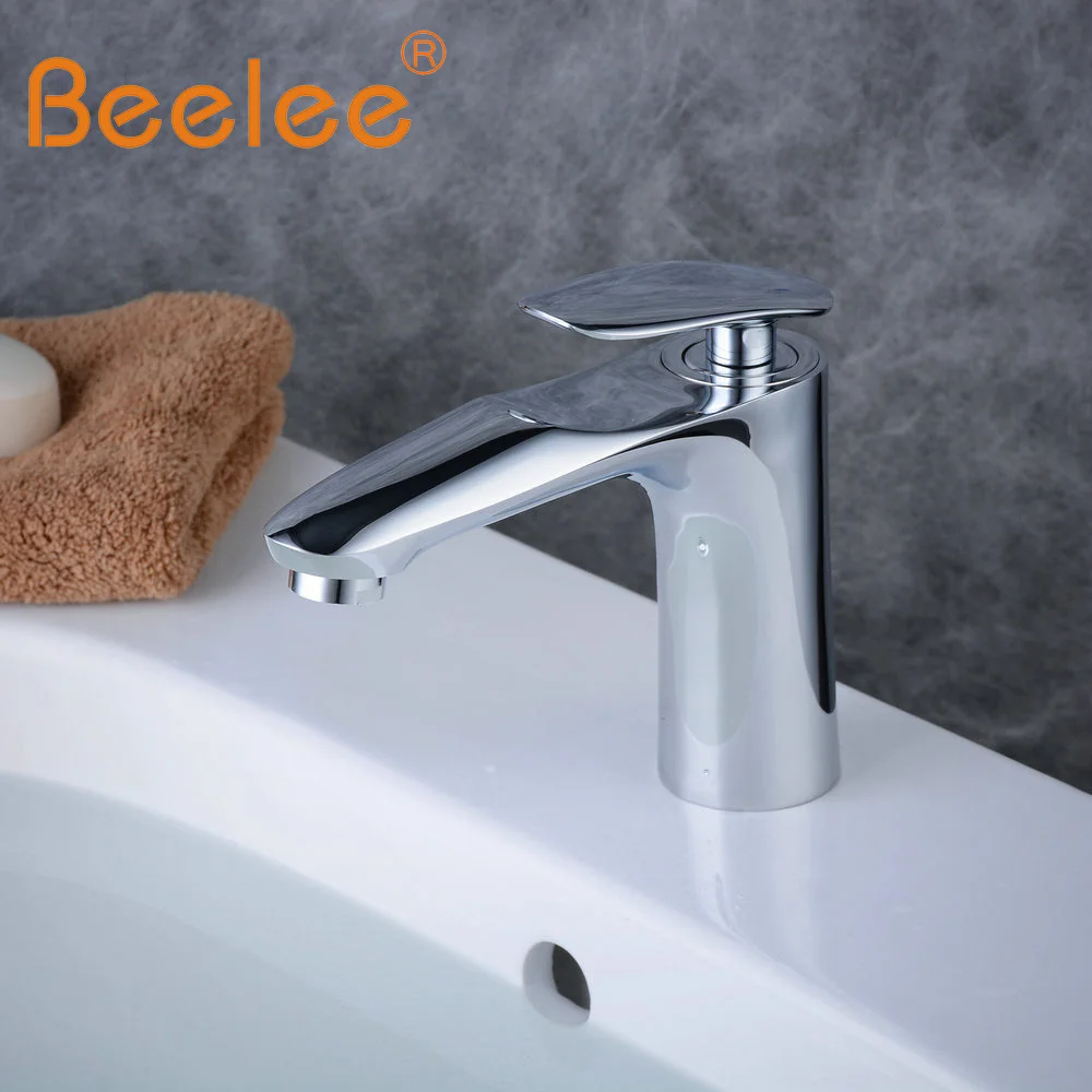 

Beelee смеситель для раковины в ванной комнате Однорычажный кран с одним отверстием хромированный туалетный кран