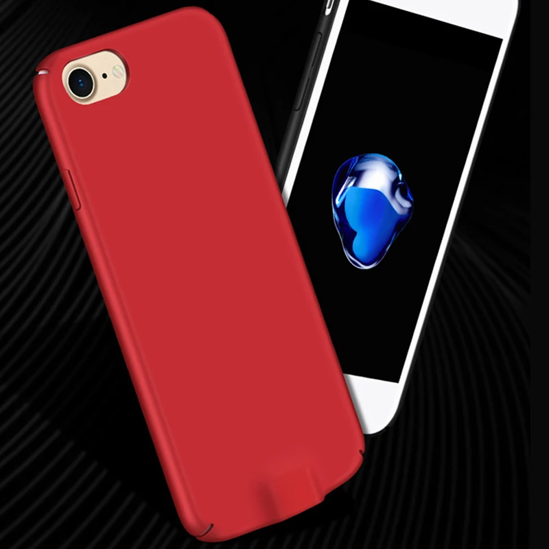 Чехол приемник 6 Plus для iPhoen 6S 7 Беспроводная зарядка освещение беспроводное